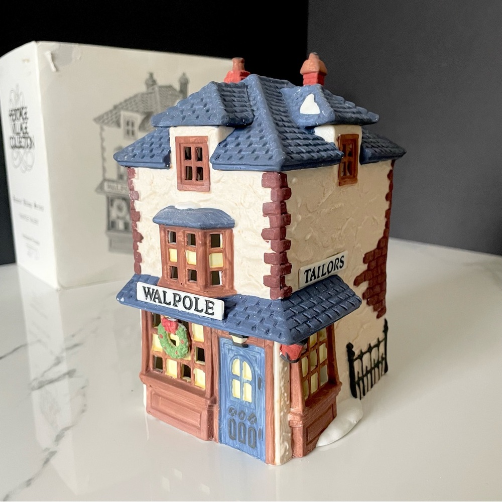 "Walpole Tailors" Dickens Snow Village by Dept. 56